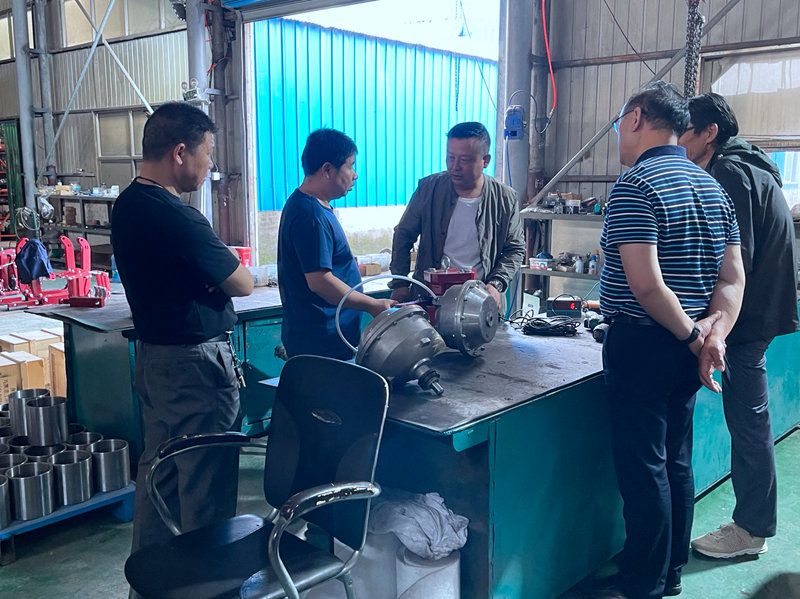 合作伙伴的主要負(fù)責(zé)人來我廠參觀、調(diào)研